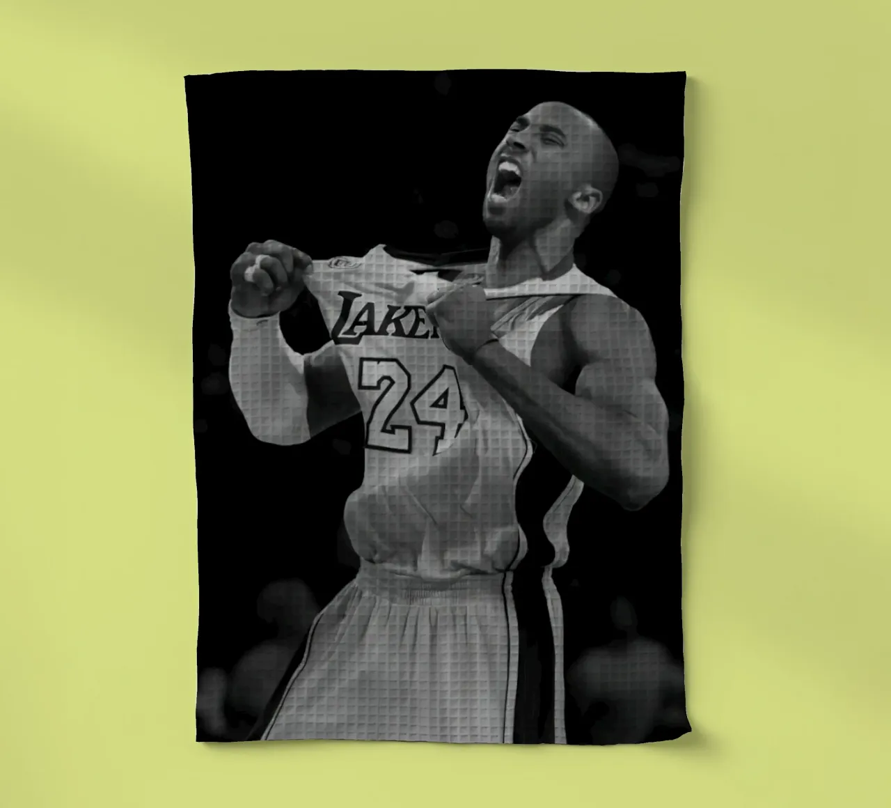Kobe Bryant 24 in bianco e nero canovaccio da cucina da maryde shop