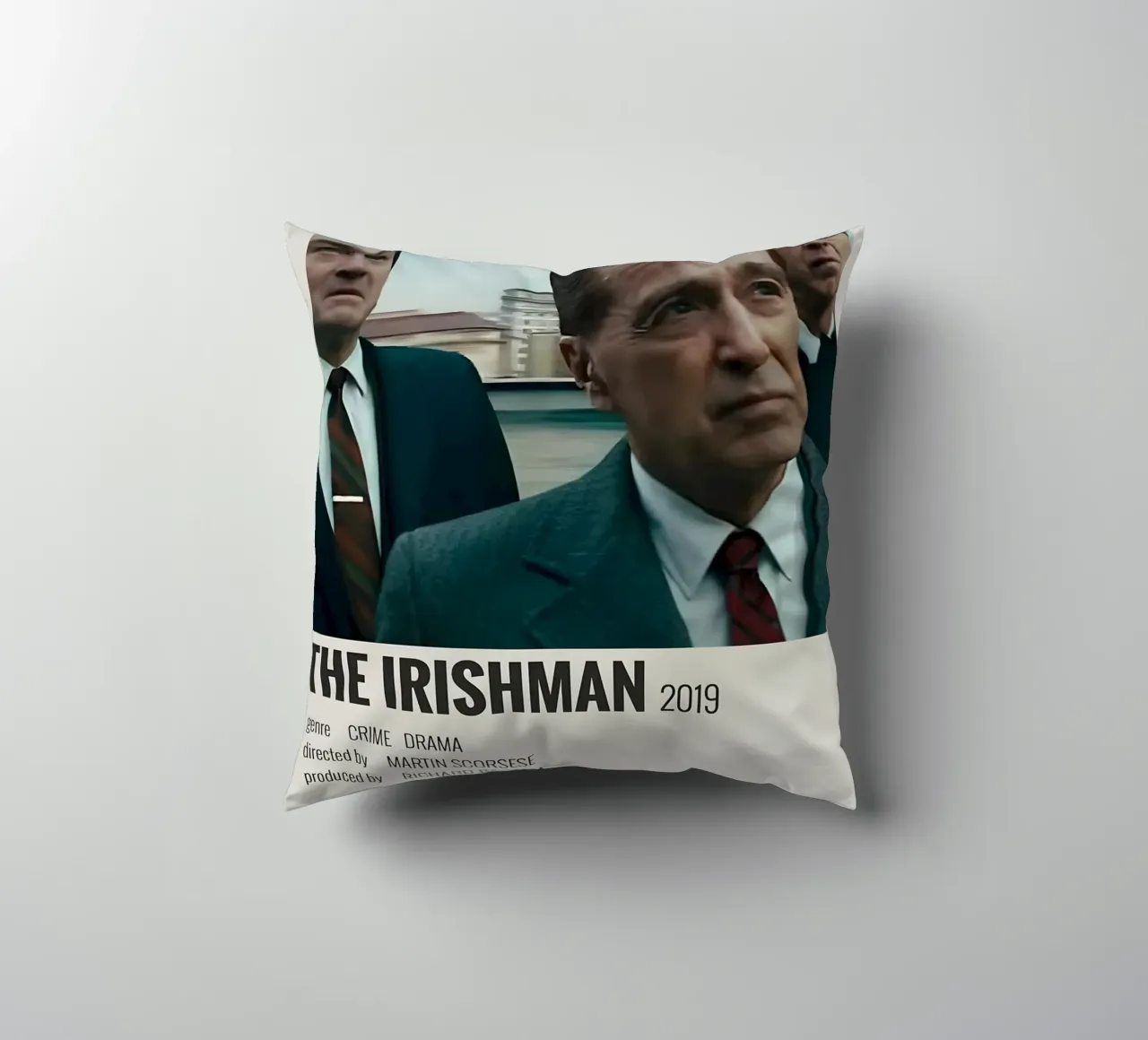 THE IRISHMAN 2019 Kissen von MVFminimalist