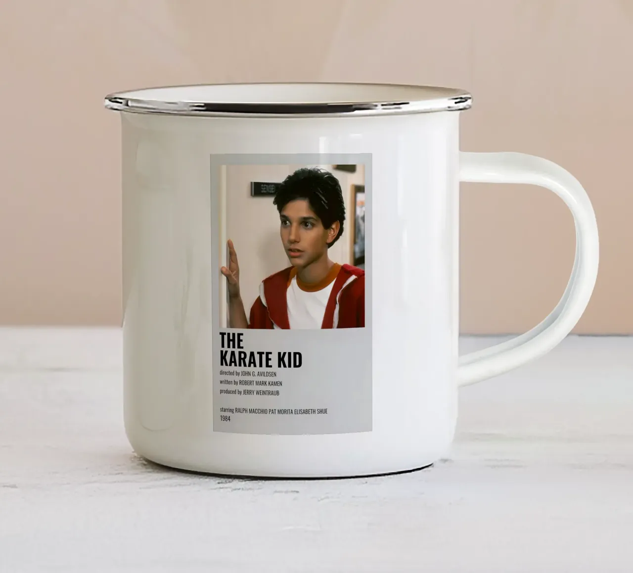 THE KARATE KID tazza in smalto da MVFminimalist