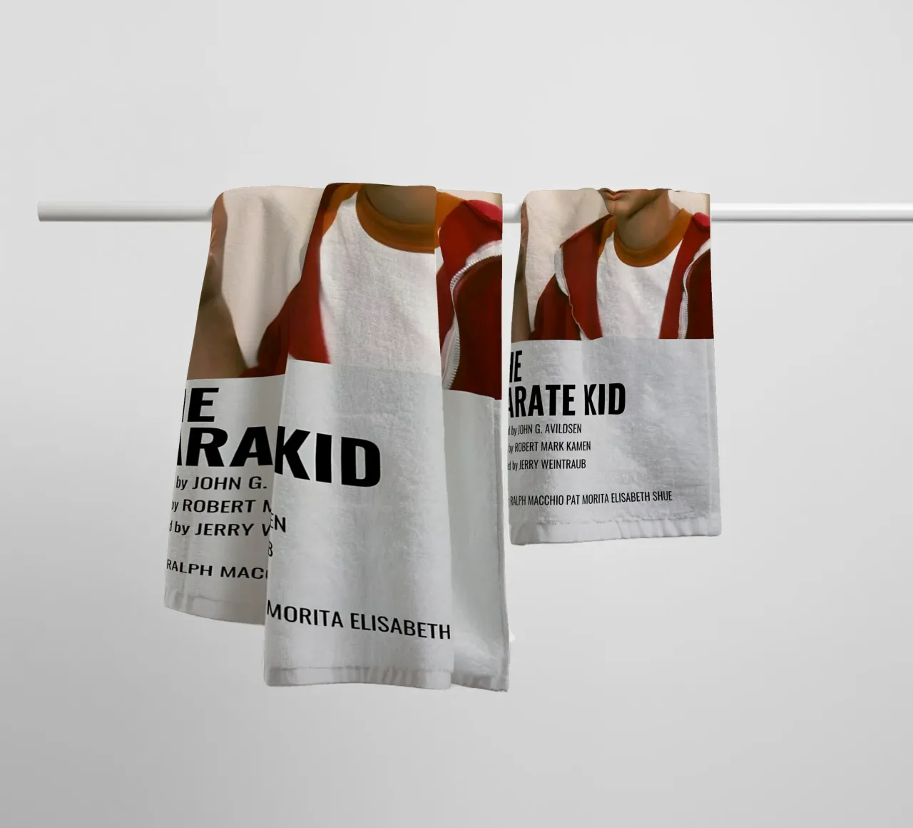 THE KARATE KID asciugamano da bagno da MVFminimalist