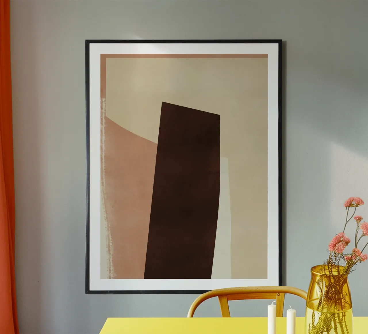 Collage di forme strutturate ritagliate 03 poster da Little Dean