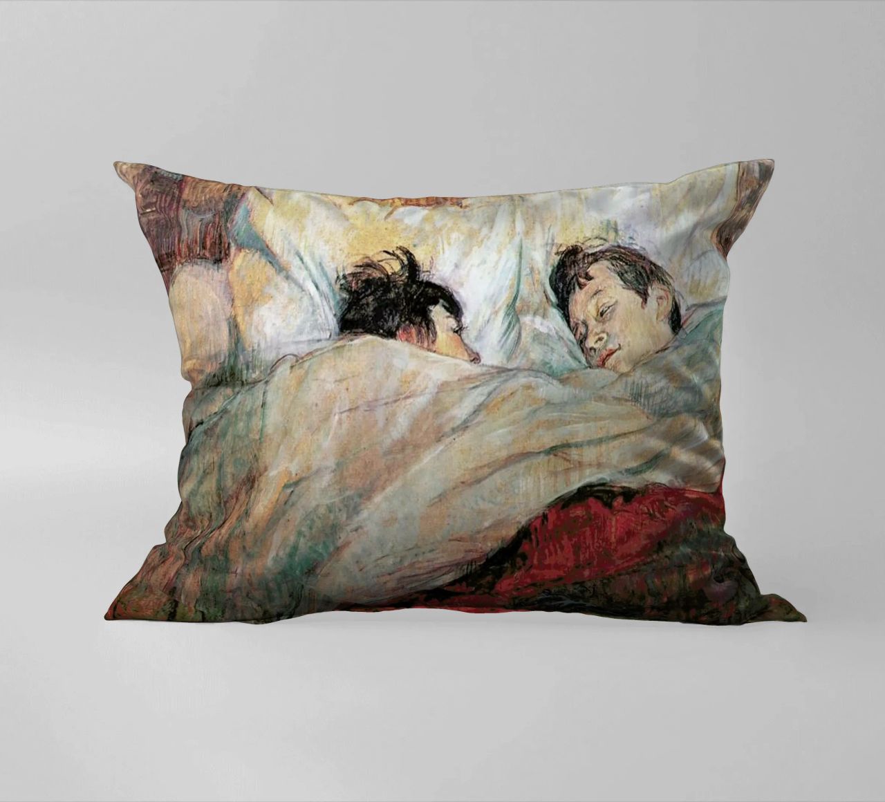 Toulouse-Lautrec - In Bed coussin de Vintage by JUNIQE