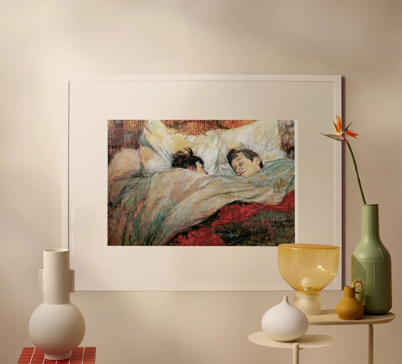 Toulouse-Lautrec - In Bed poster by Vintage by JUNIQE