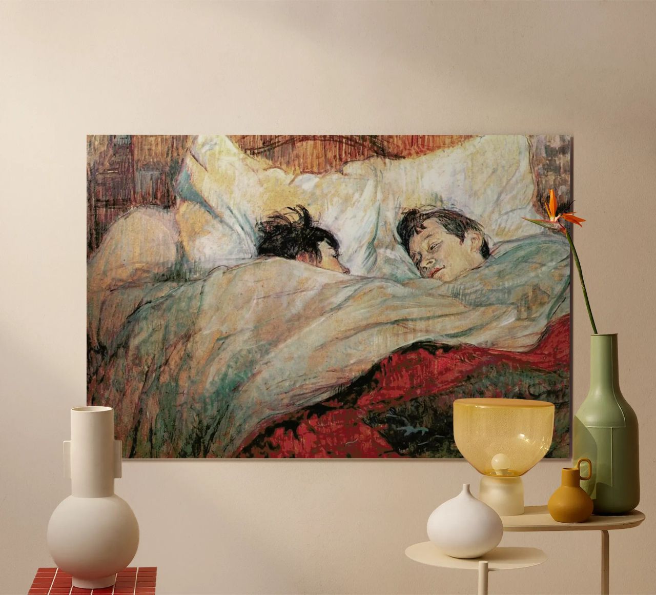 Toulouse-Lautrec - In Bed poster by Vintage by JUNIQE