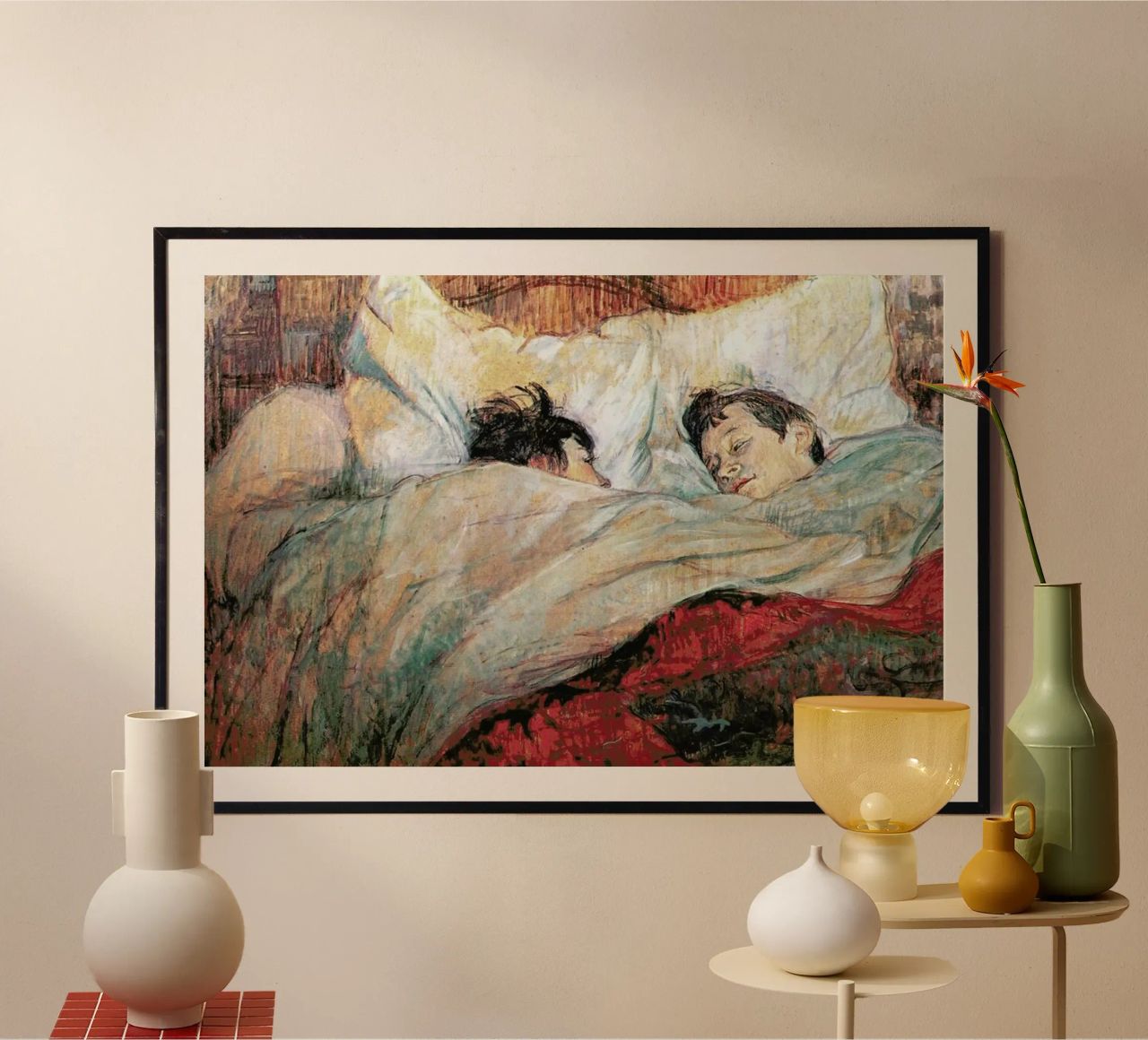 Toulouse-Lautrec - In Bed poster by Vintage by JUNIQE