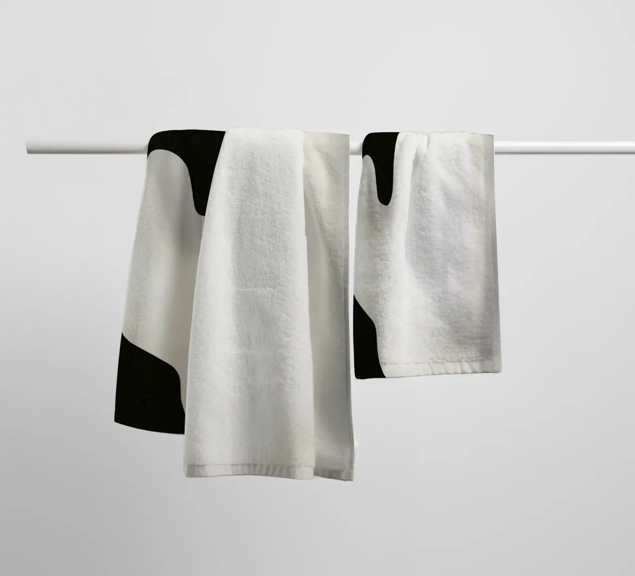 Negative space 04 asciugamano da bagno da Little Dean