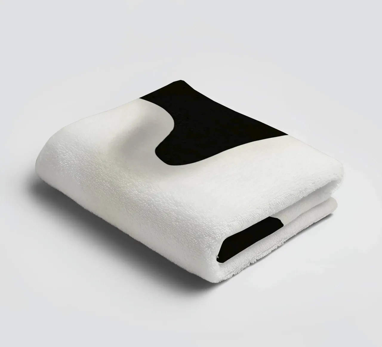 Negative space 04 asciugamano da bagno da Little Dean