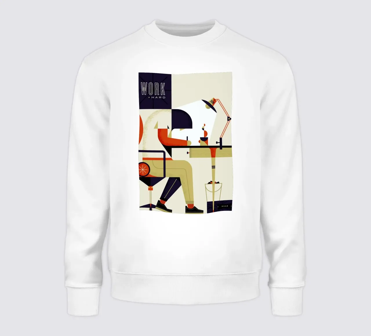 Work Hard Sweatshirt von Maz