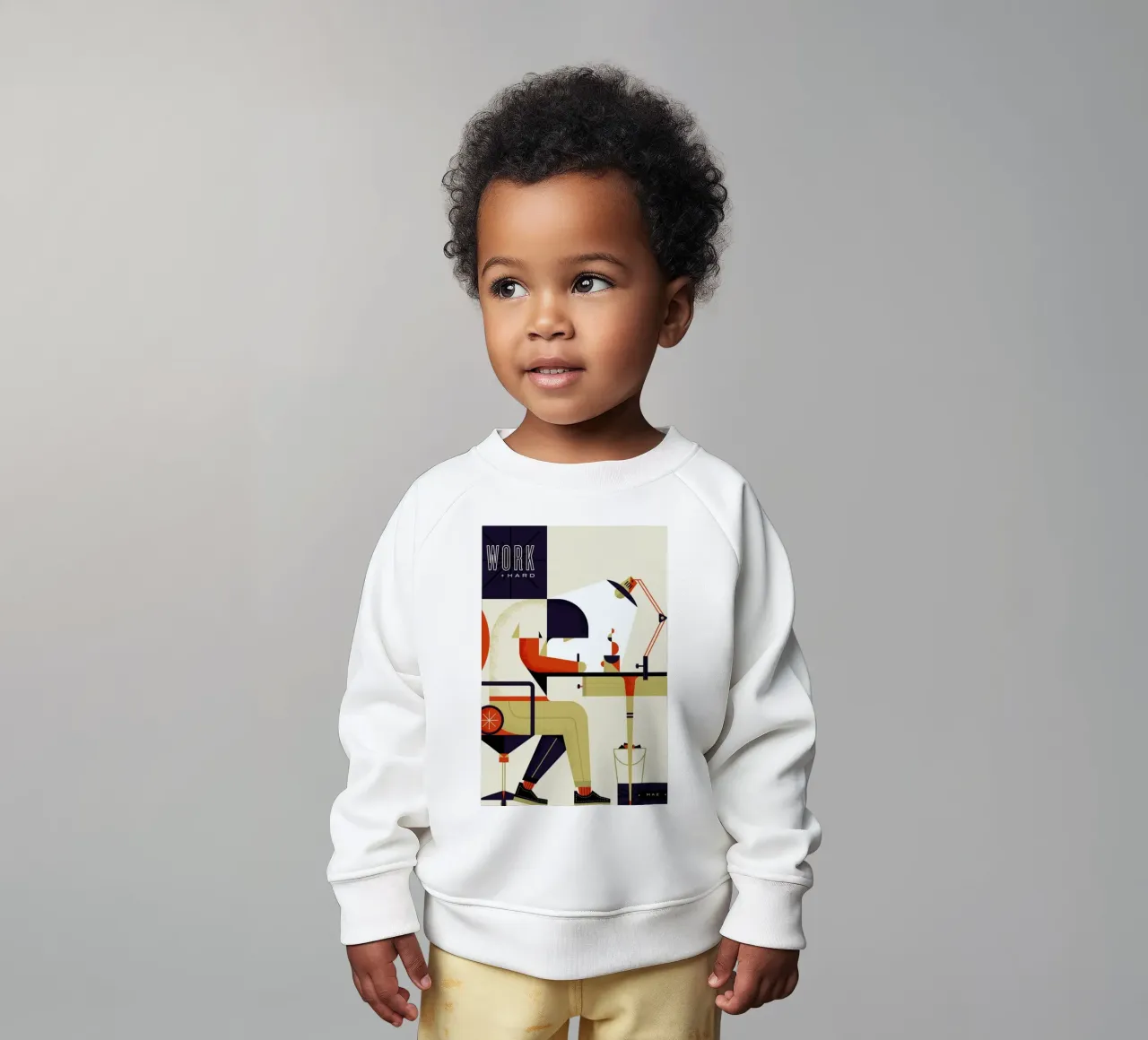 Work Hard sudadera de bebé de Maz