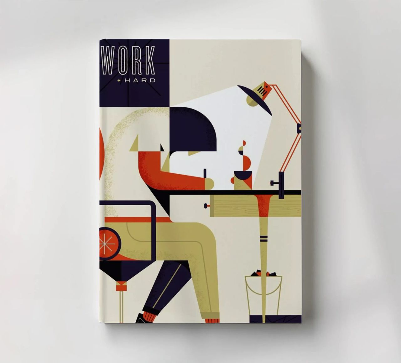 Work Hard notebook by Maz