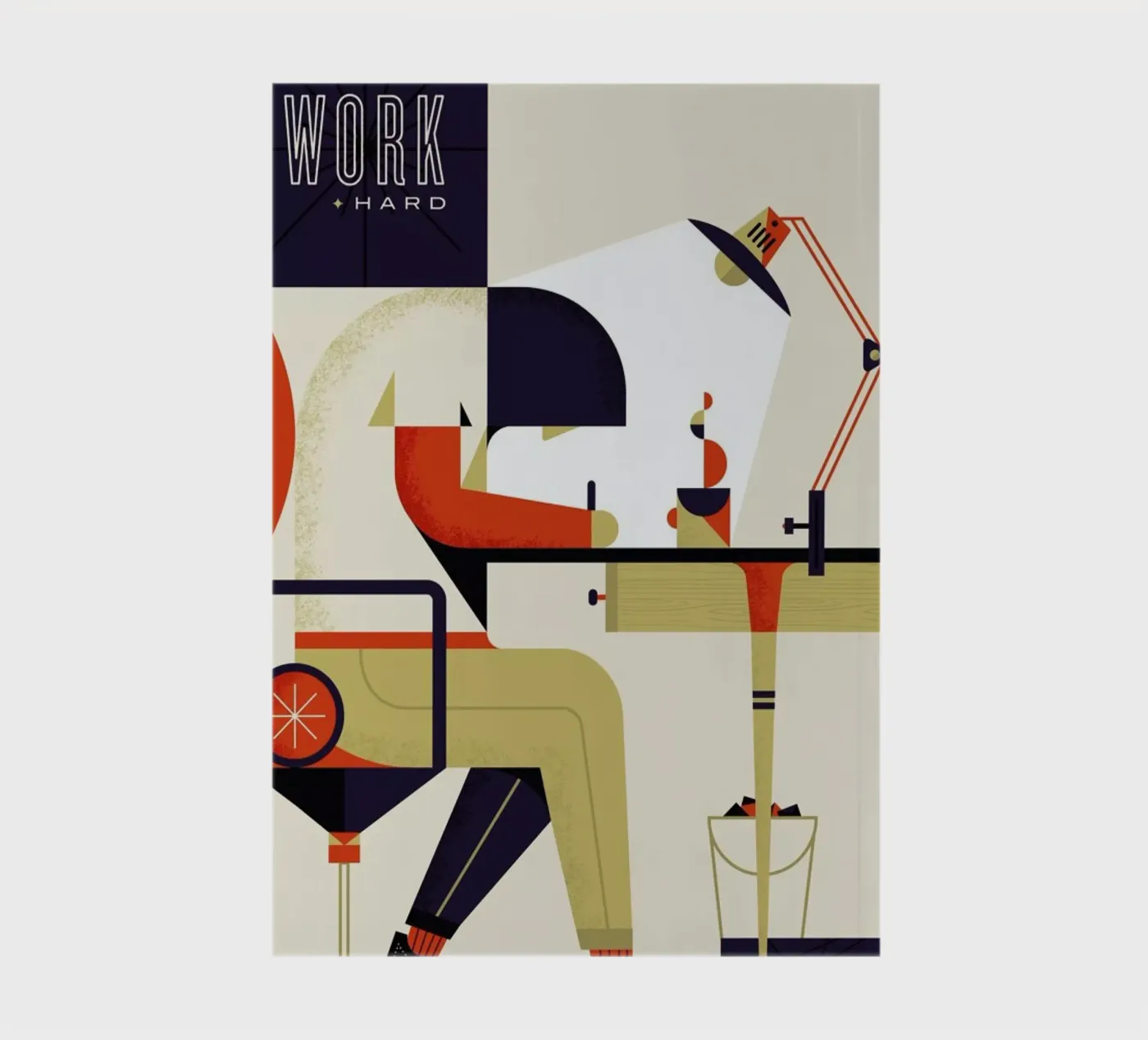 Work Hard notebook by Maz