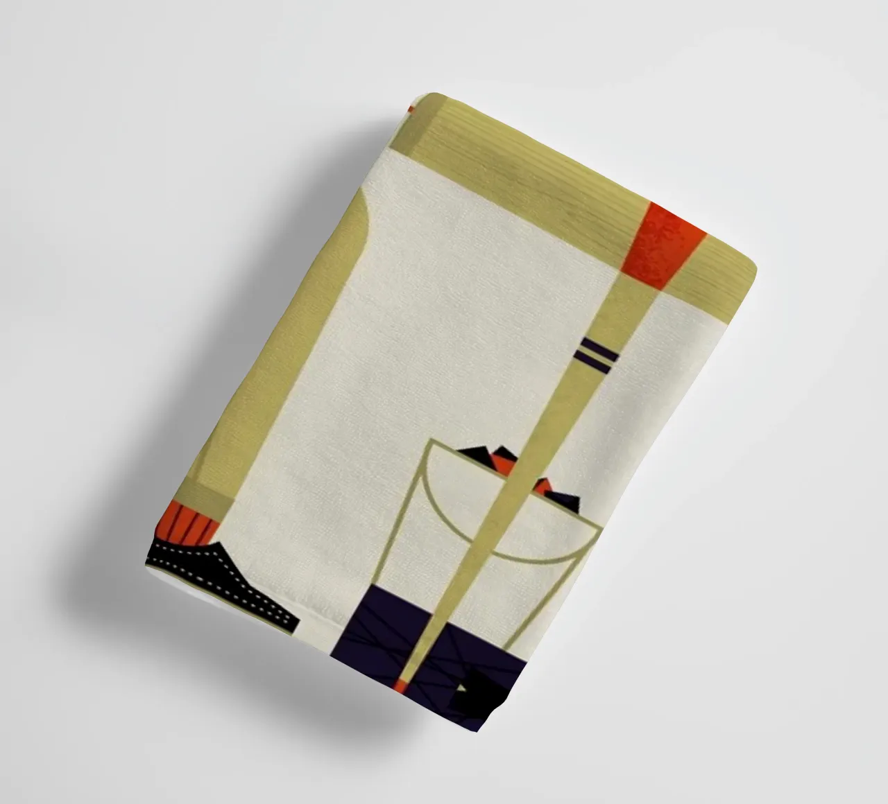 Work Hard towel by Maz