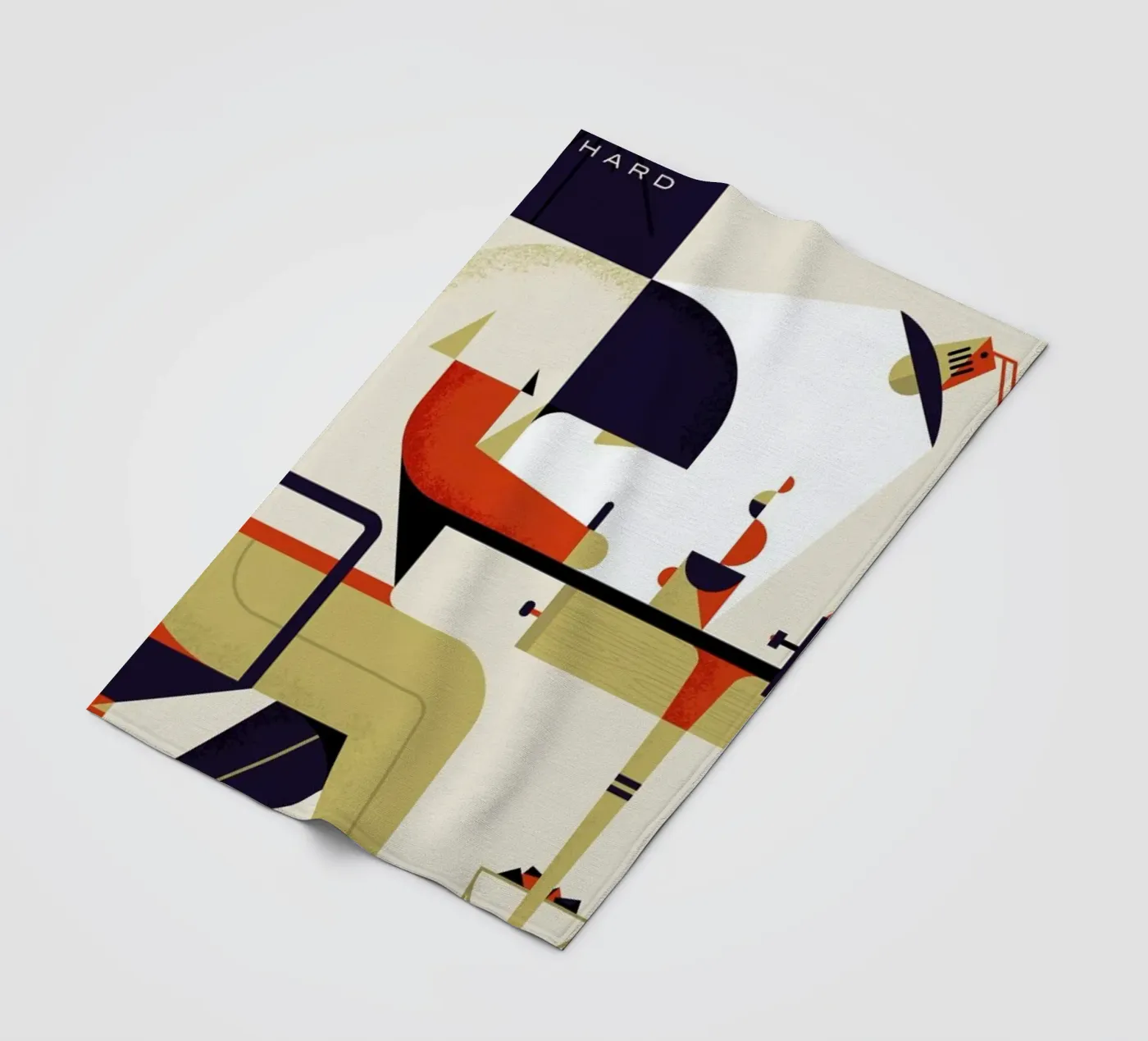 Work Hard plaid polaire de Maz