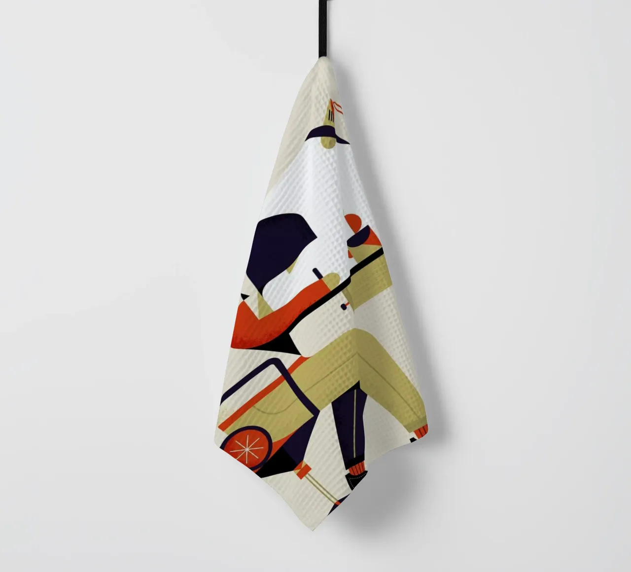 Work Hard torchon de Maz