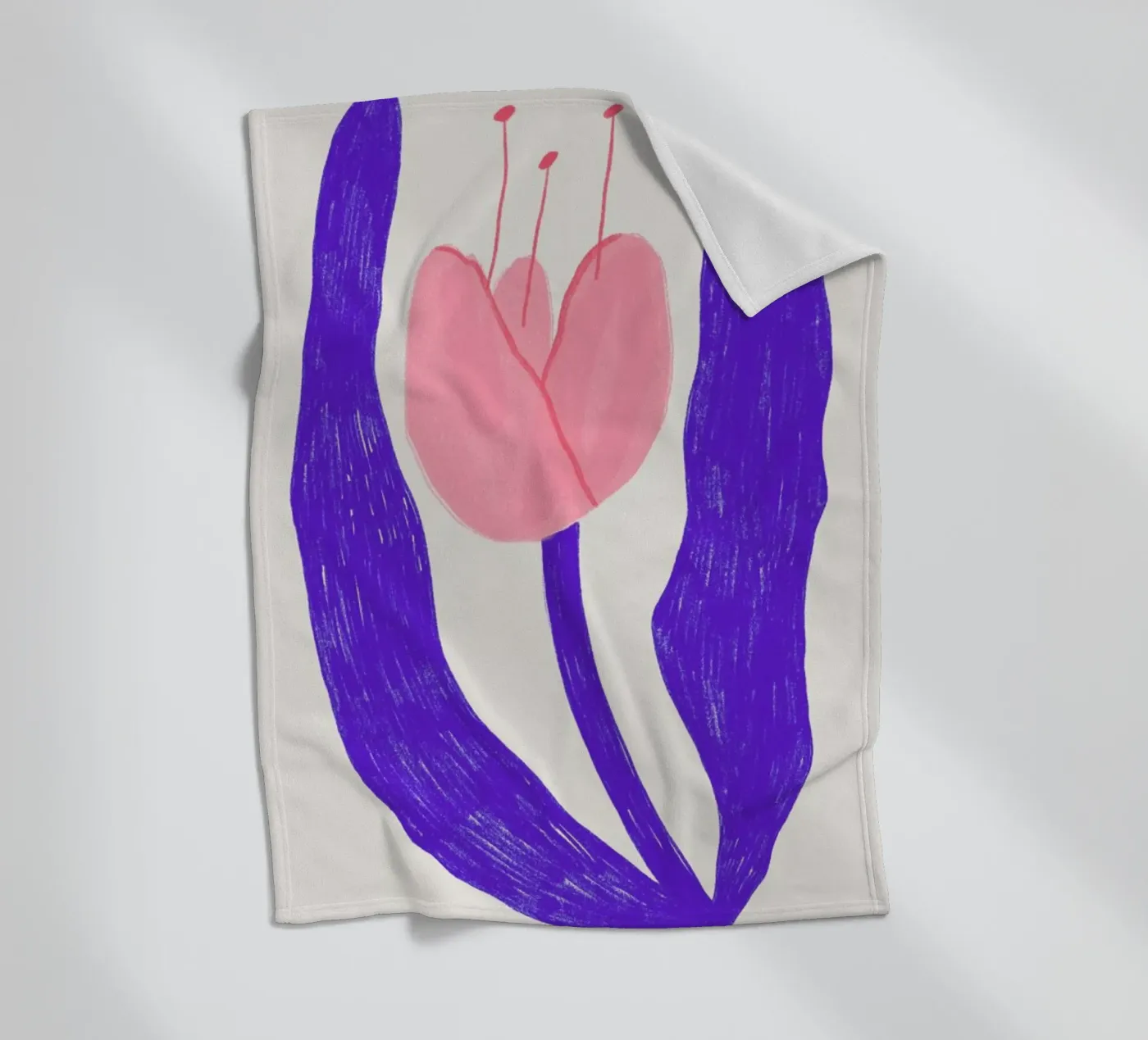 Tulip Fleecedecke von Pure