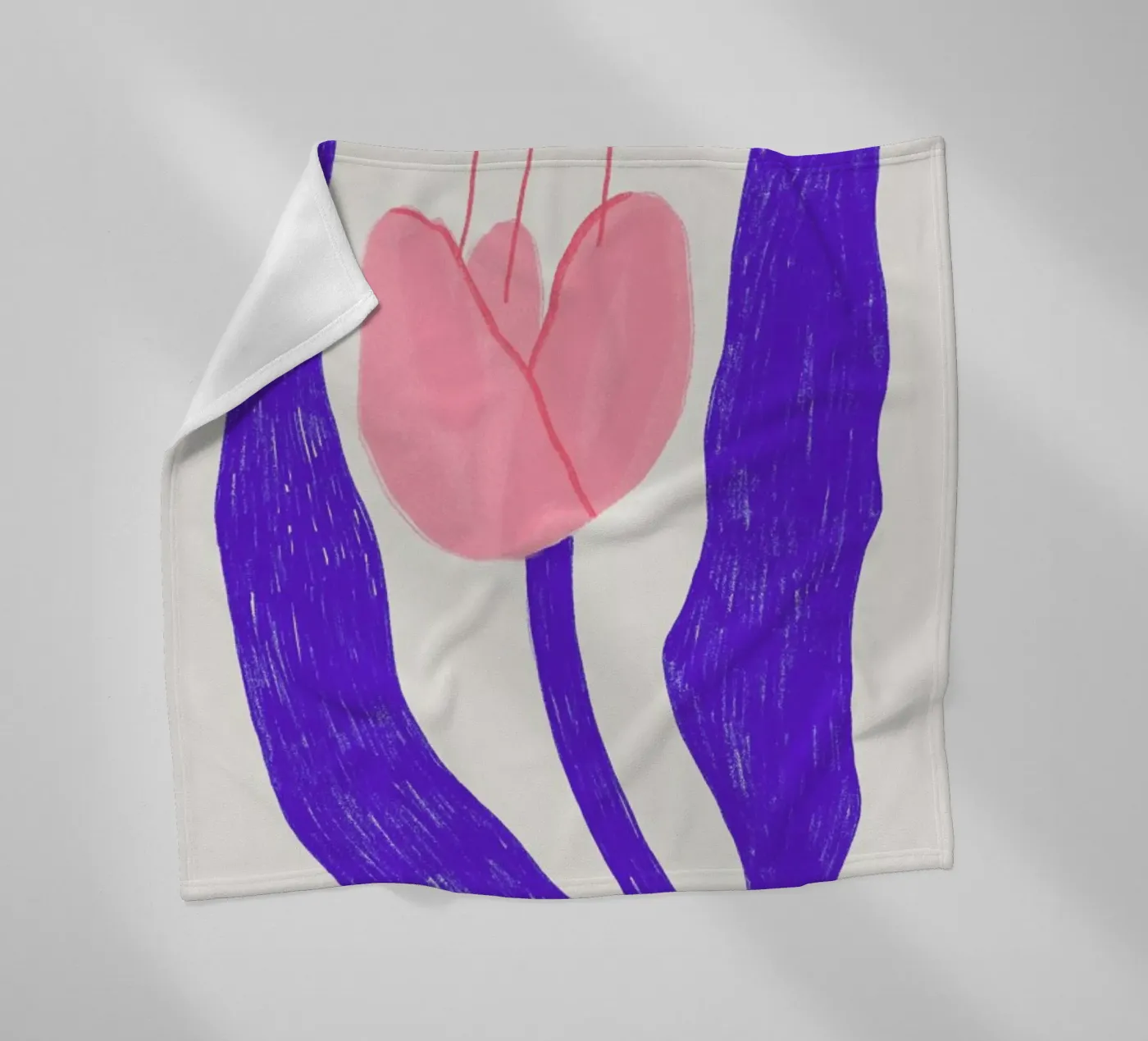 Tulip Fleecedecke von Pure