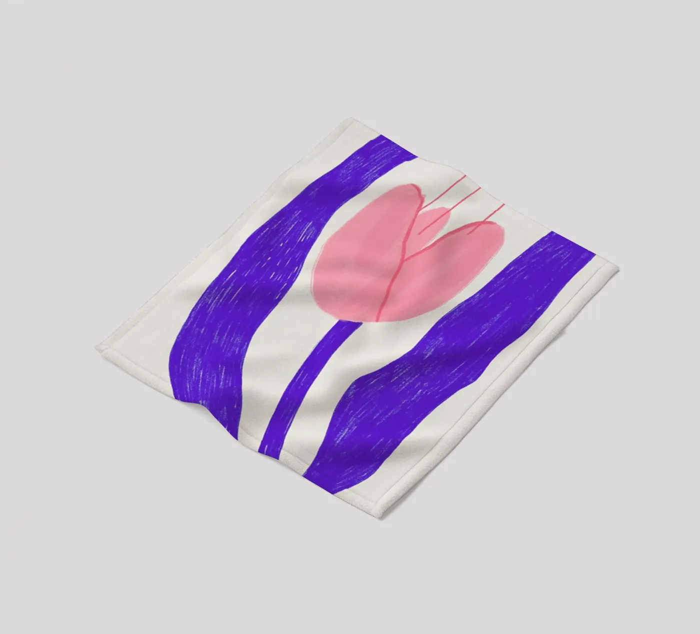 Tulip Fleecedecke von Pure