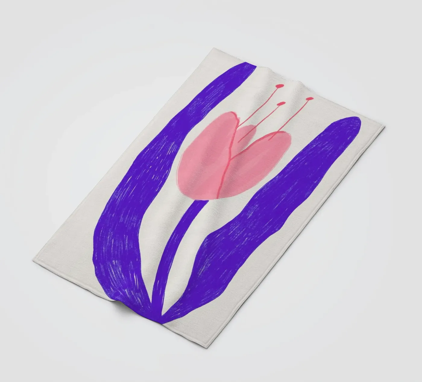 Tulip Fleecedecke von Pure