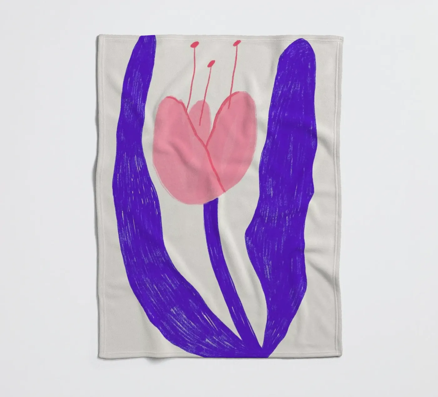 Tulip Fleecedecke von Pure