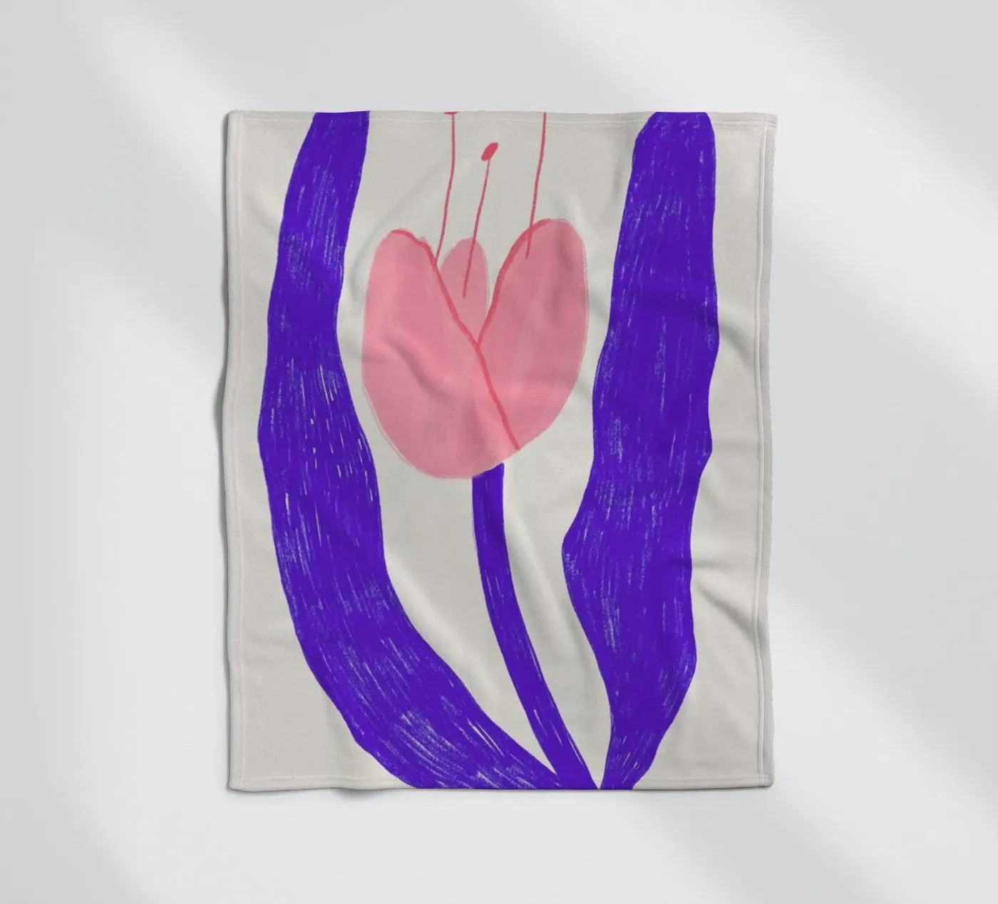 Tulip Fleecedecke von Pure