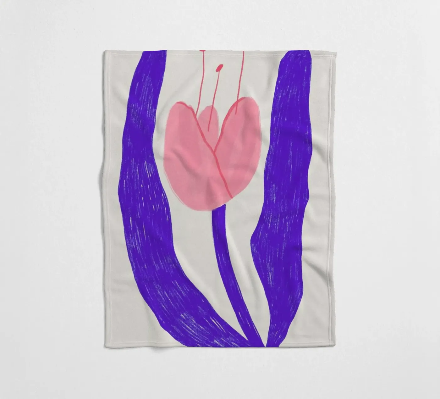 Tulip Fleecedecke von Pure
