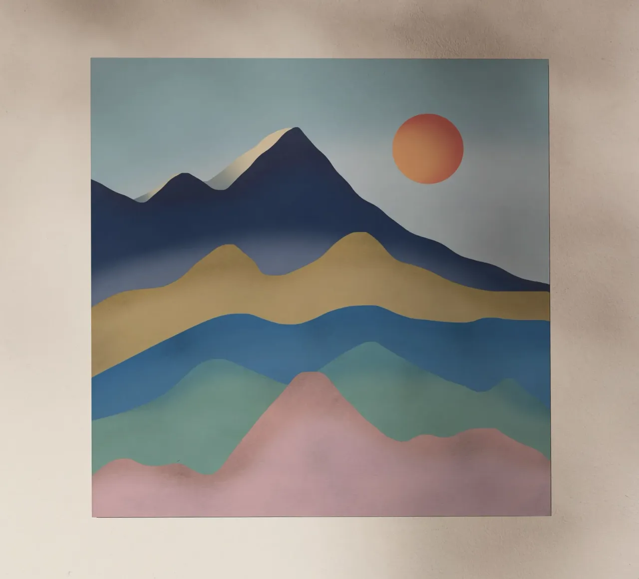 Pendenza della montagna pellicola backlit da Little Dean