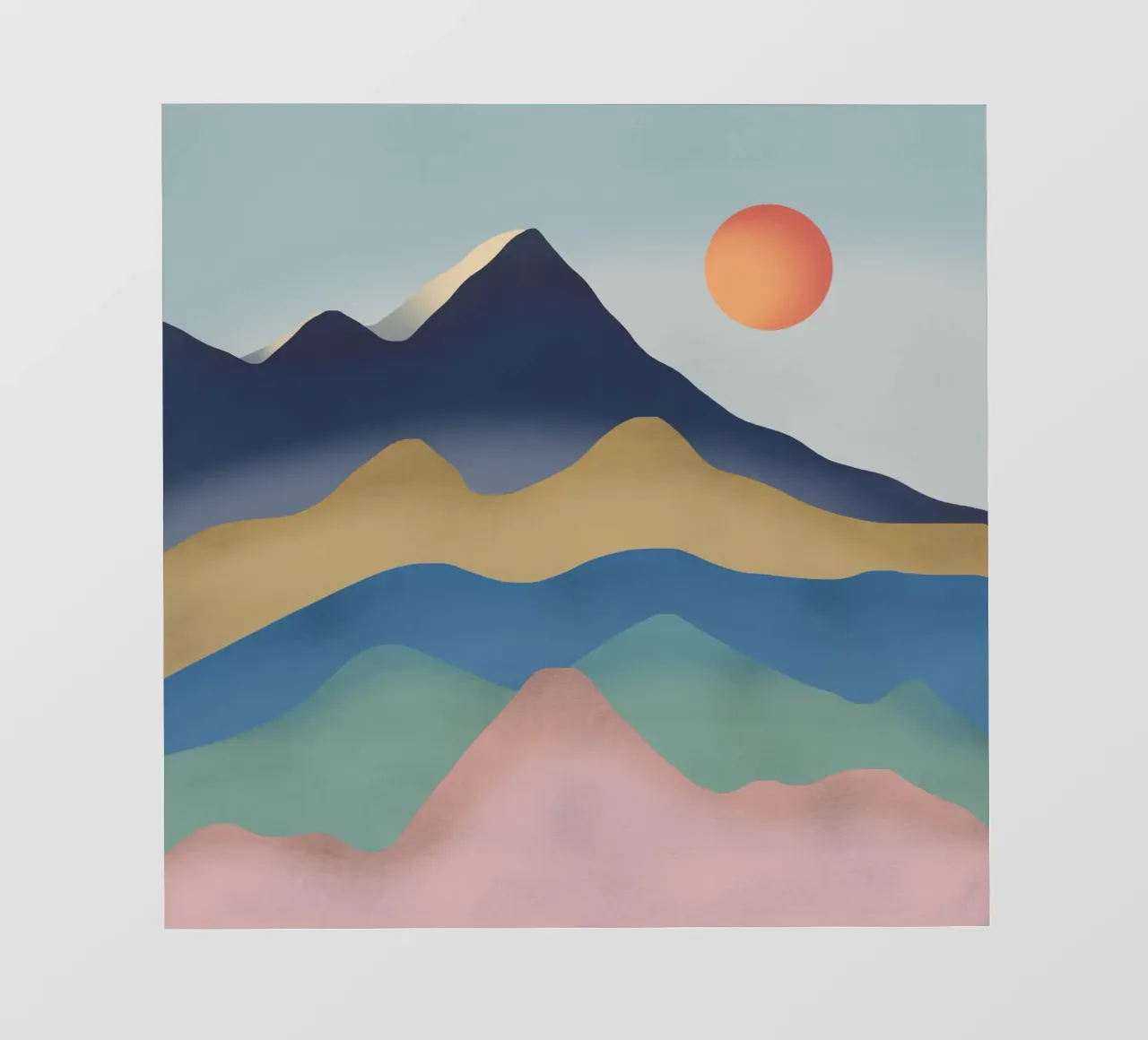 Pendenza della montagna pellicola backlit da Little Dean