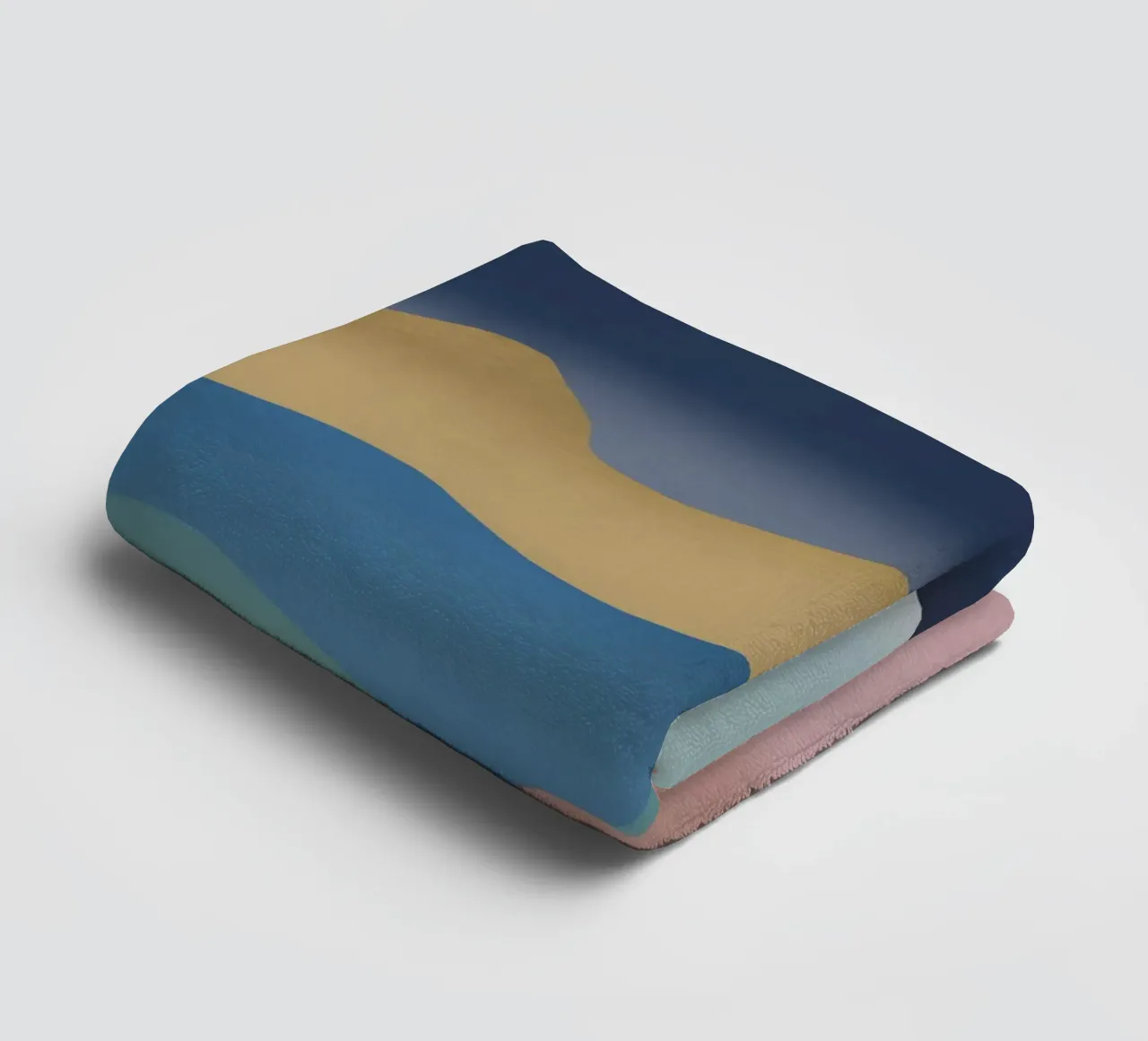 Mountain gradient towel by Little Dean