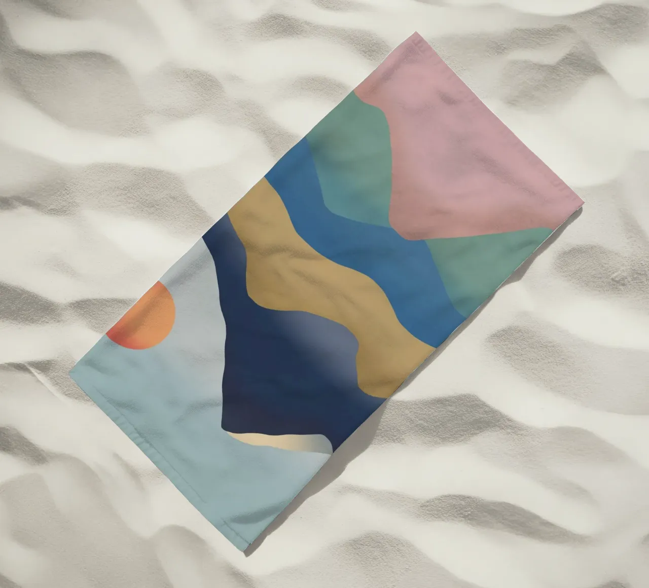 Berghelling strandhanddoek van Little Dean