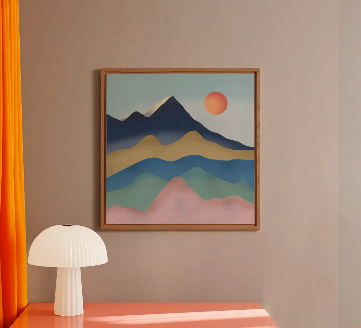 Mountain gradient forex plate by Little Dean