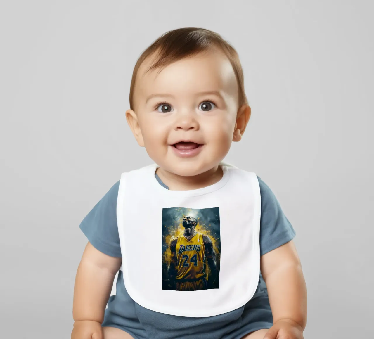 Kobe Bryant colorato 24 bavaglino da maryde shop