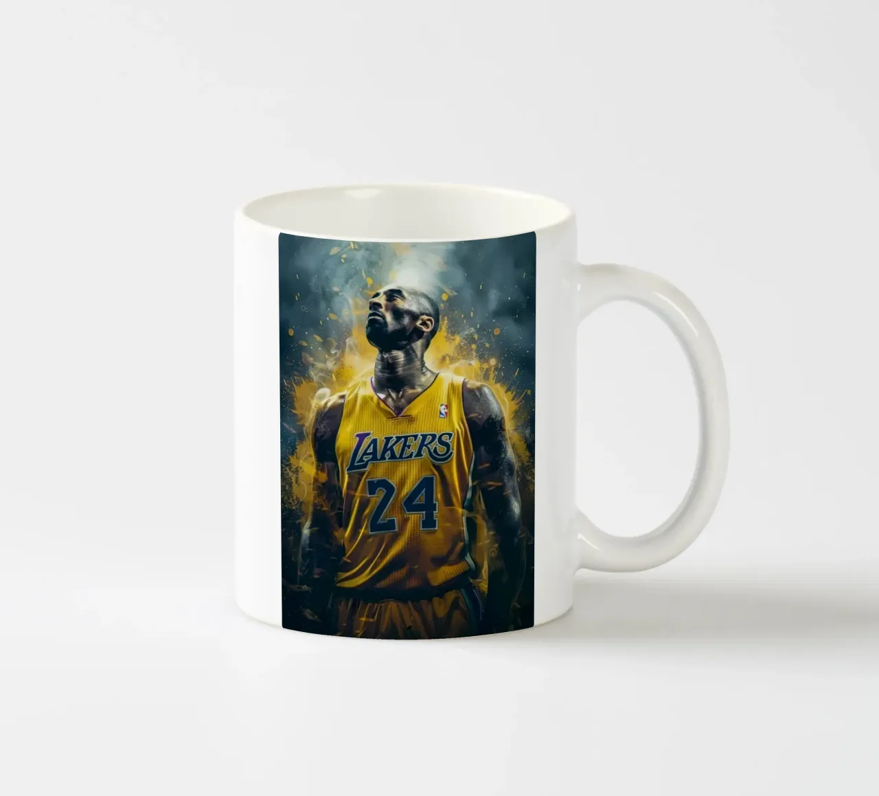 Kobe Bryant Kleurrijk 24 keramische mok van maryde shop