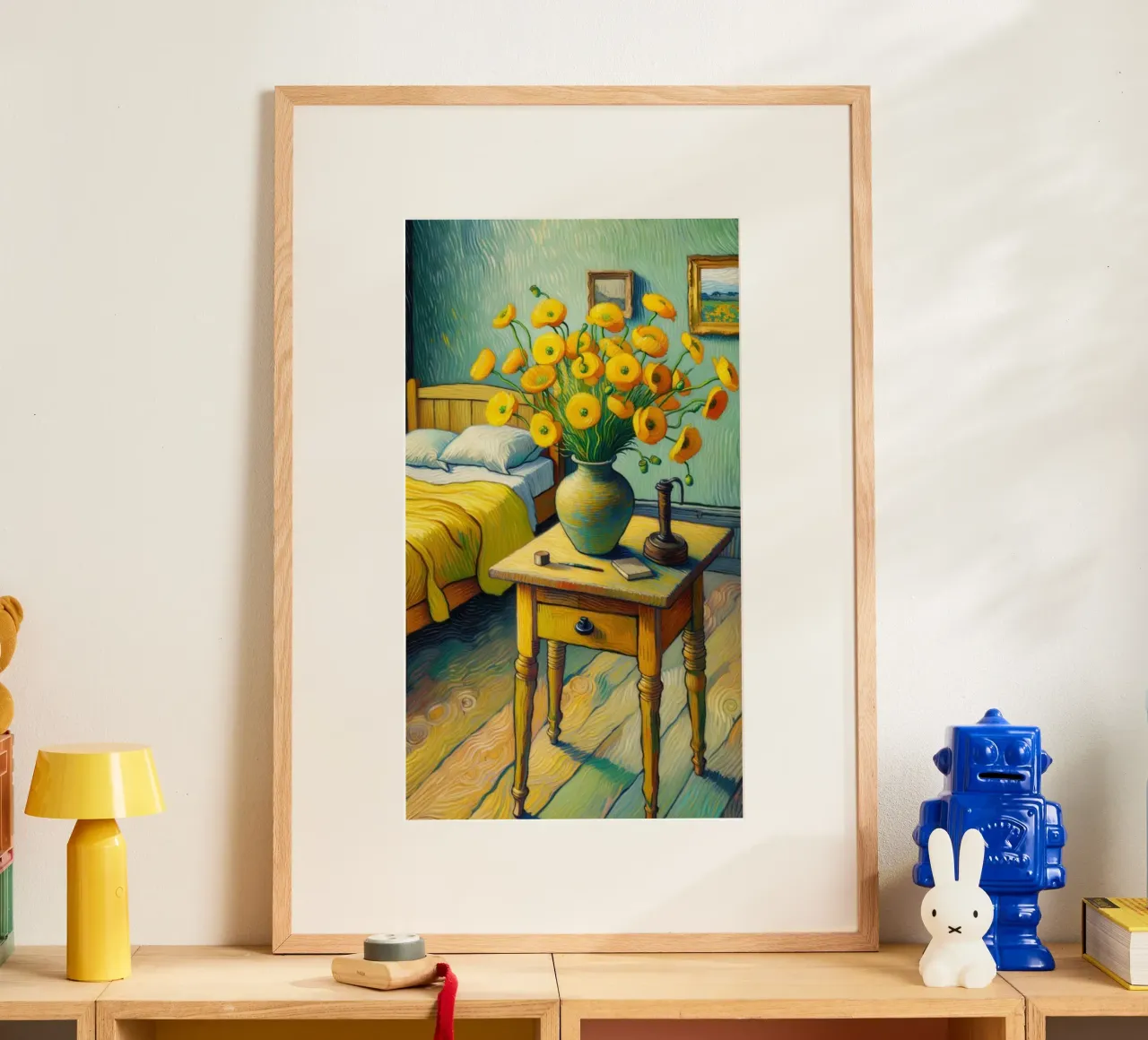vaso di girasoli decorazione della stanza poster da cloud shop