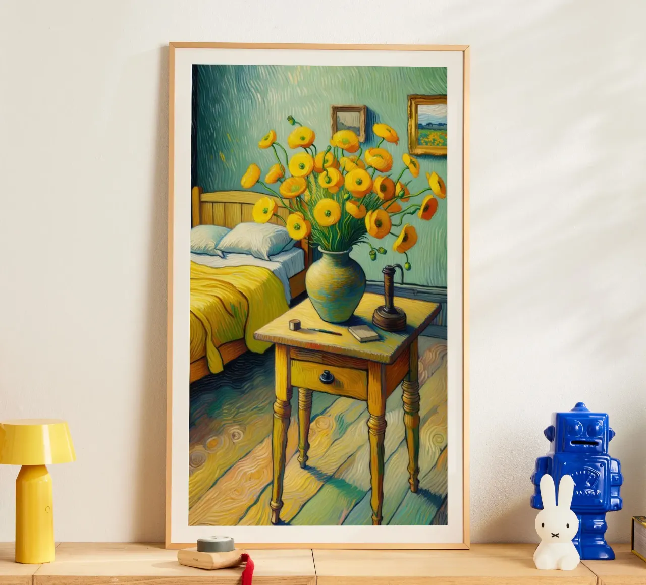 vaso di girasoli decorazione della stanza poster da cloud shop