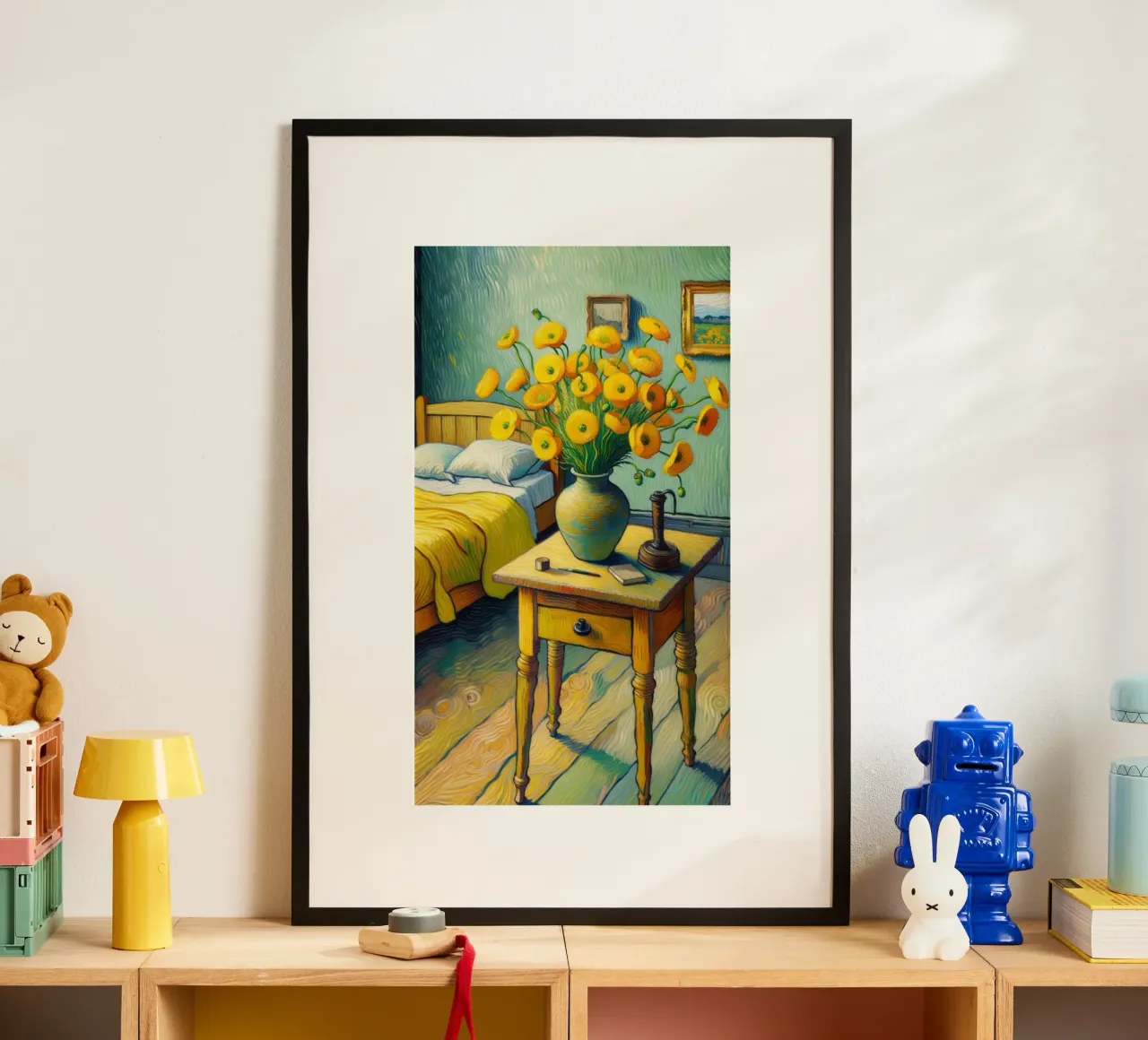 vaso di girasoli decorazione della stanza poster da cloud shop