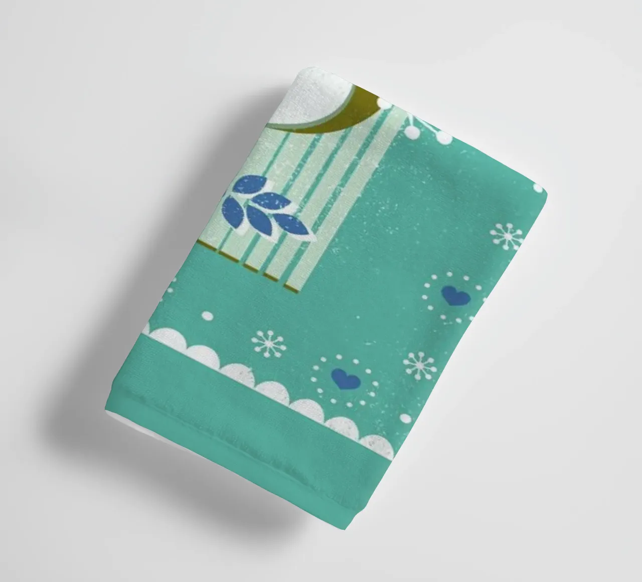 Scandi Birdhouse asciugamano da bagno da Catherine Aguilar