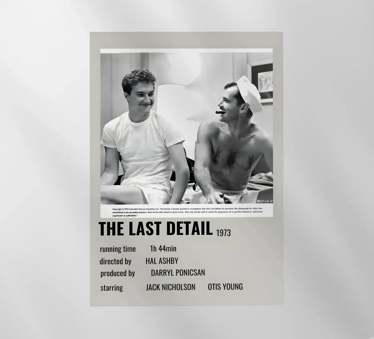 THE LAST DETAIL 1973 pellicola backlit da MVFminimalist