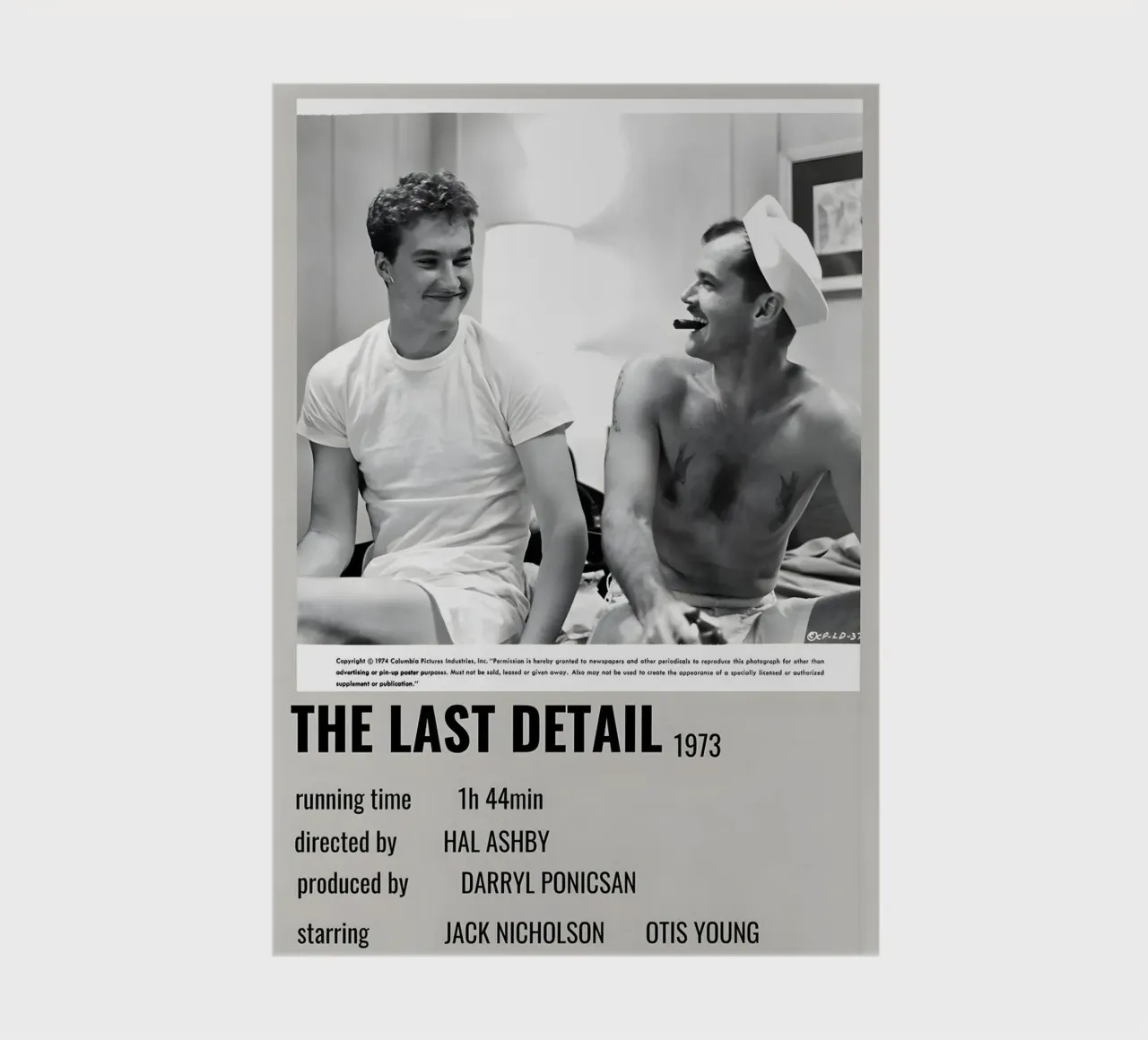 THE LAST DETAIL 1973 notebook by MVFminimalist