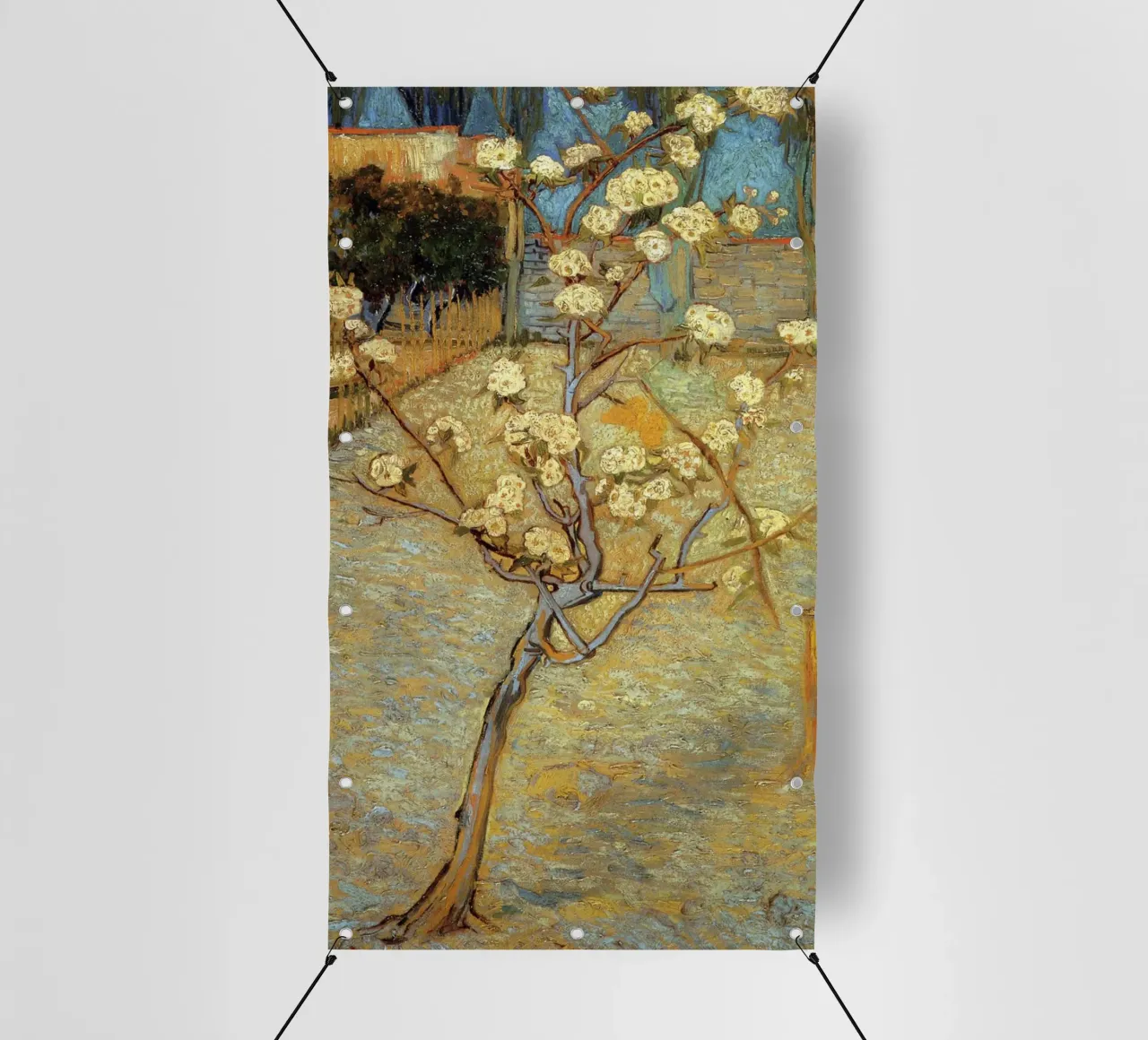 albero fiorito fiori telo in pvc da cloud shop