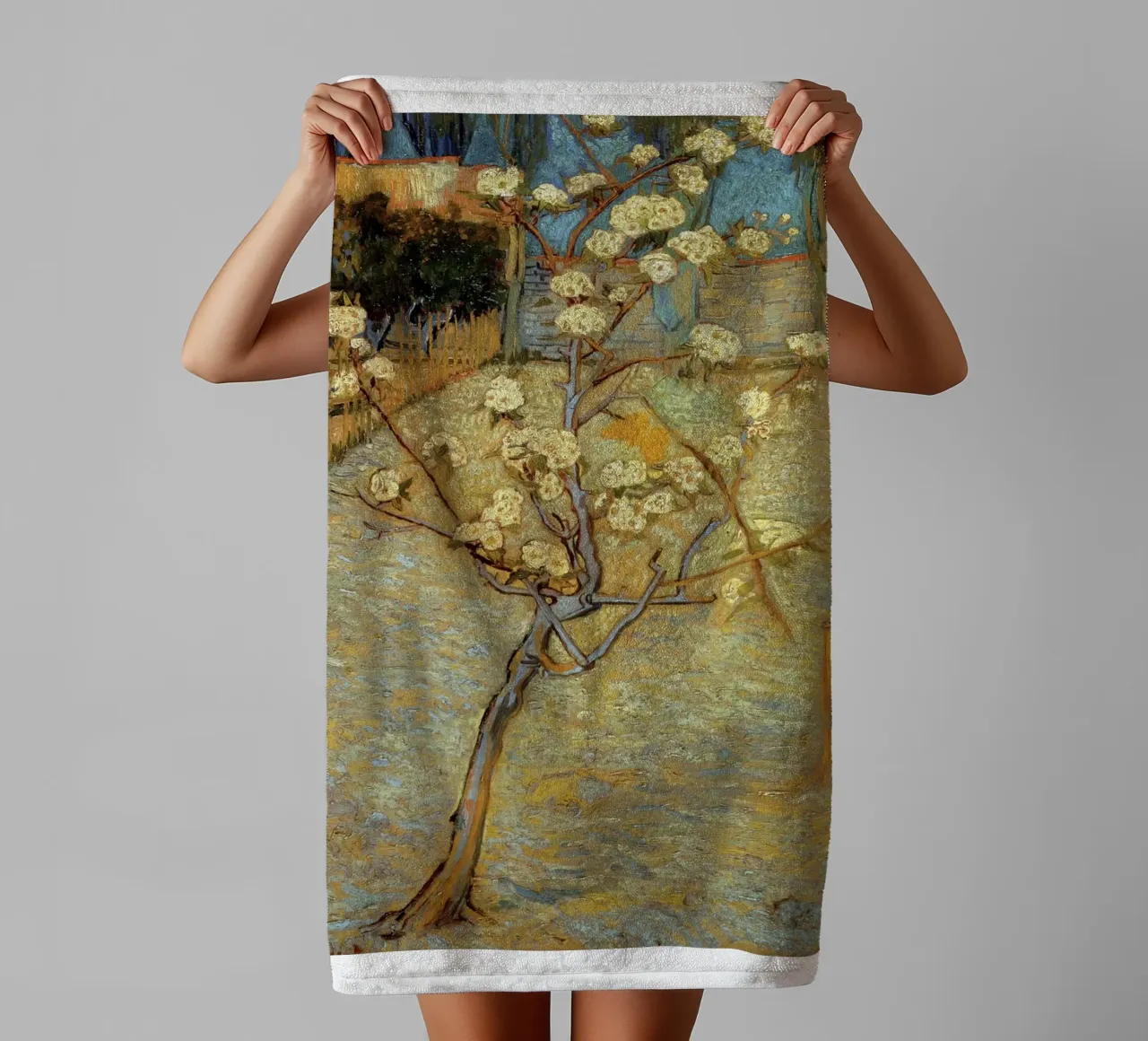 albero fiorito fiori asciugamano da bagno da cloud shop