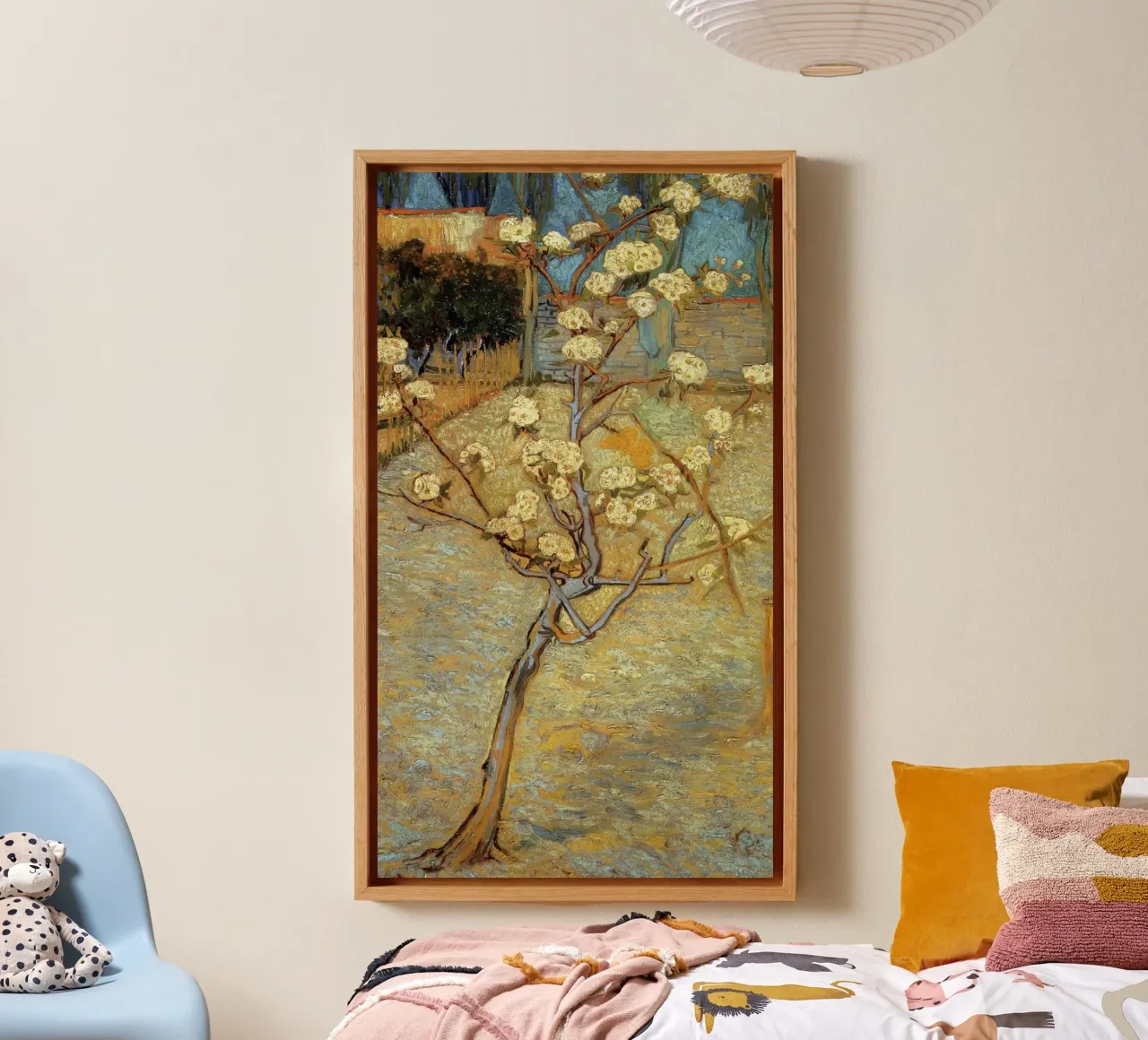 albero fiorito fiori tela con Cornice a cassetta da cloud shop