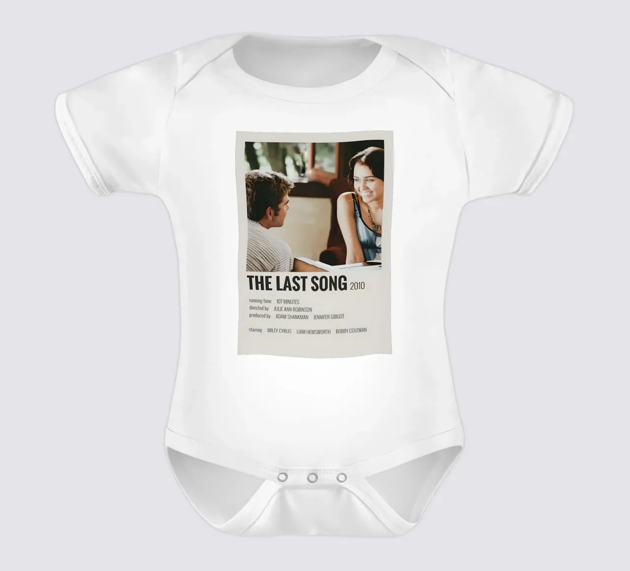 THE LAST SONG 2010 body neonato maniche corte da MVFminimalist