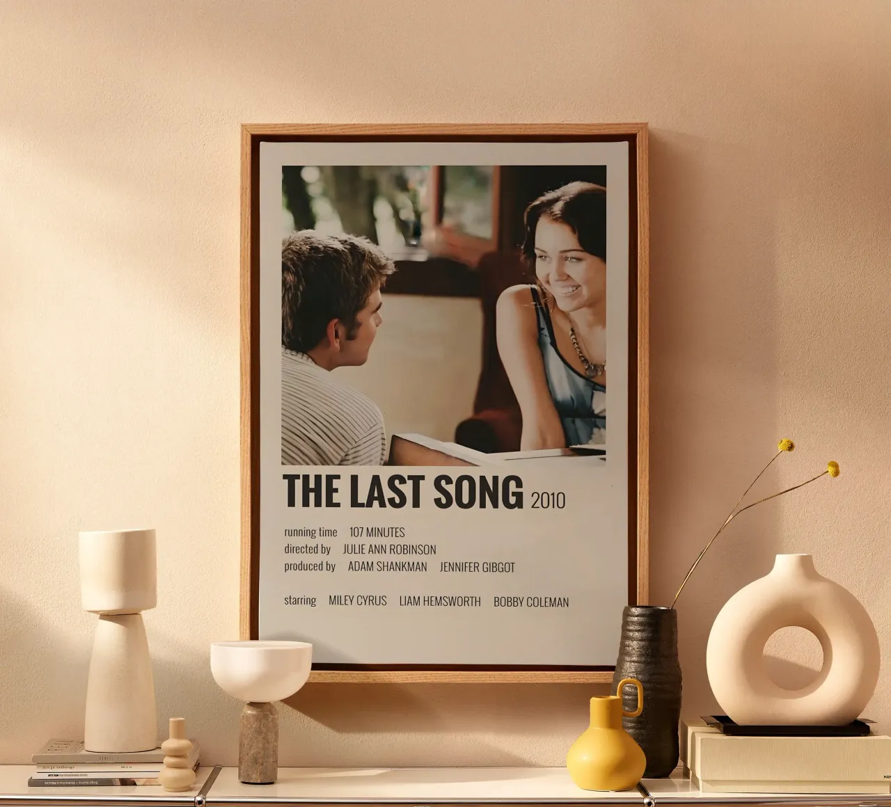 THE LAST SONG 2010 tela con Cornice a cassetta da MVFminimalist