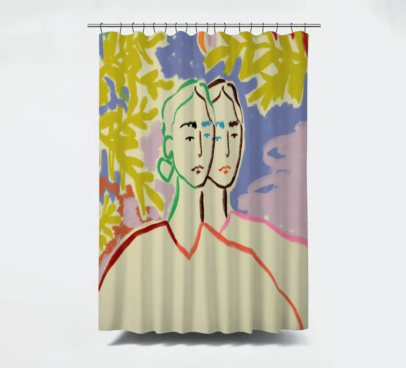Gemini Duschvorhang von Sandra Poliakov
