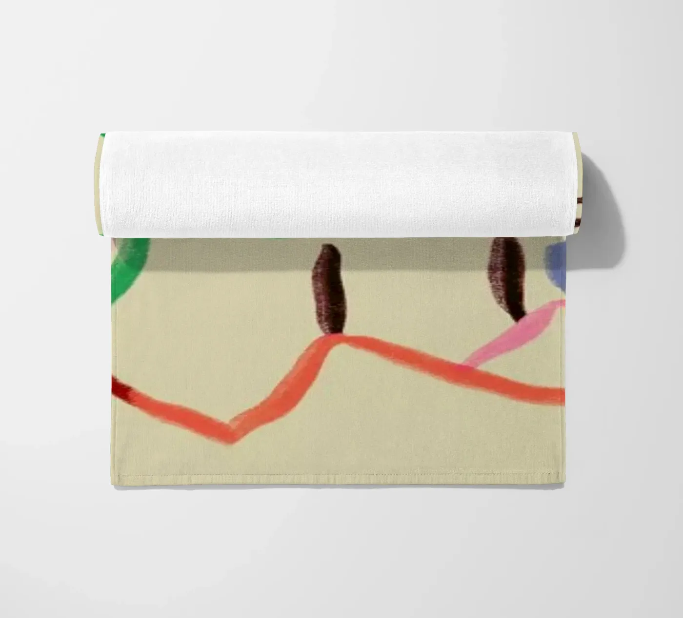 Gemini strandhanddoek van Sandra Poliakov