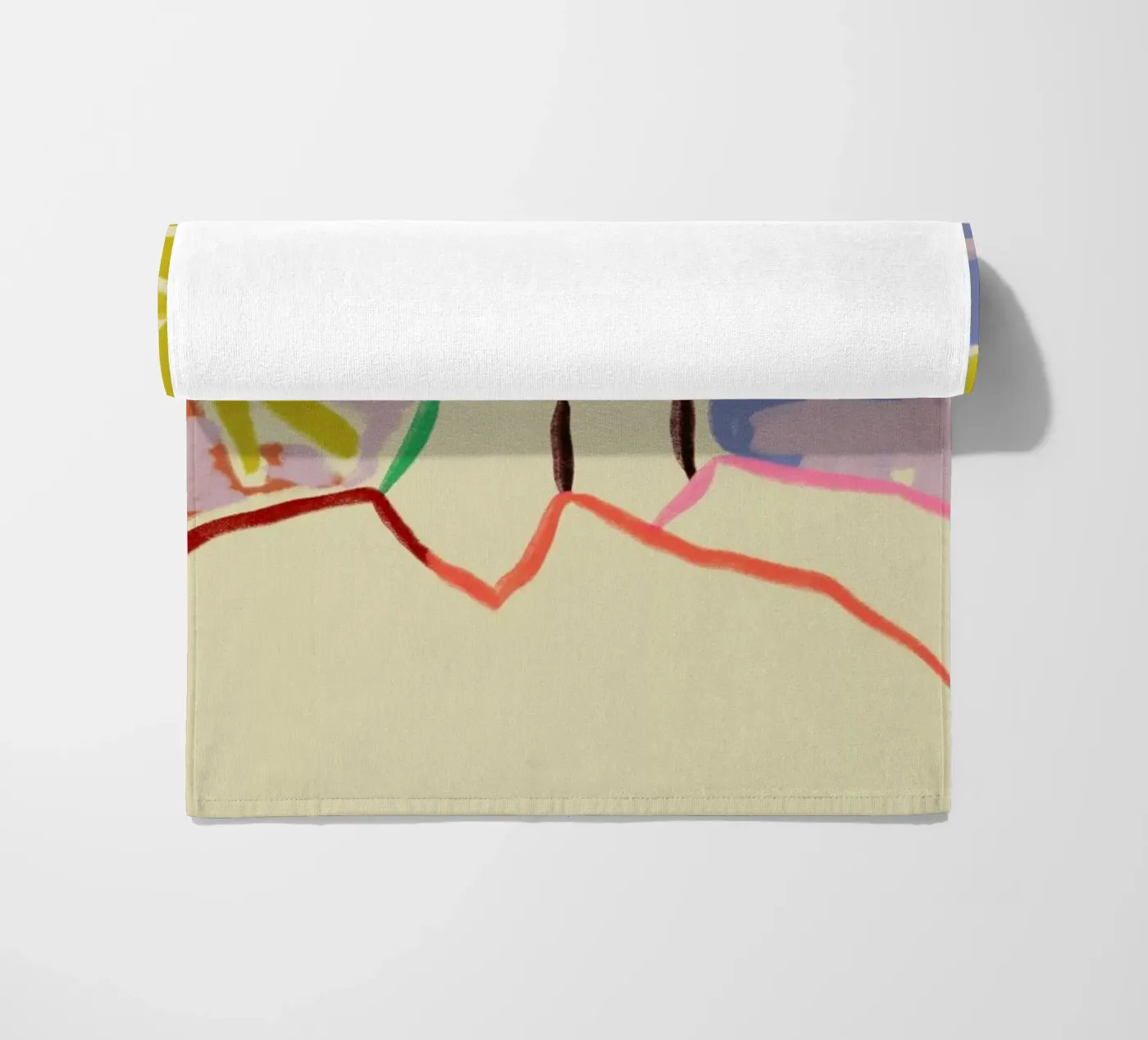 Gemini strandhanddoek van Sandra Poliakov