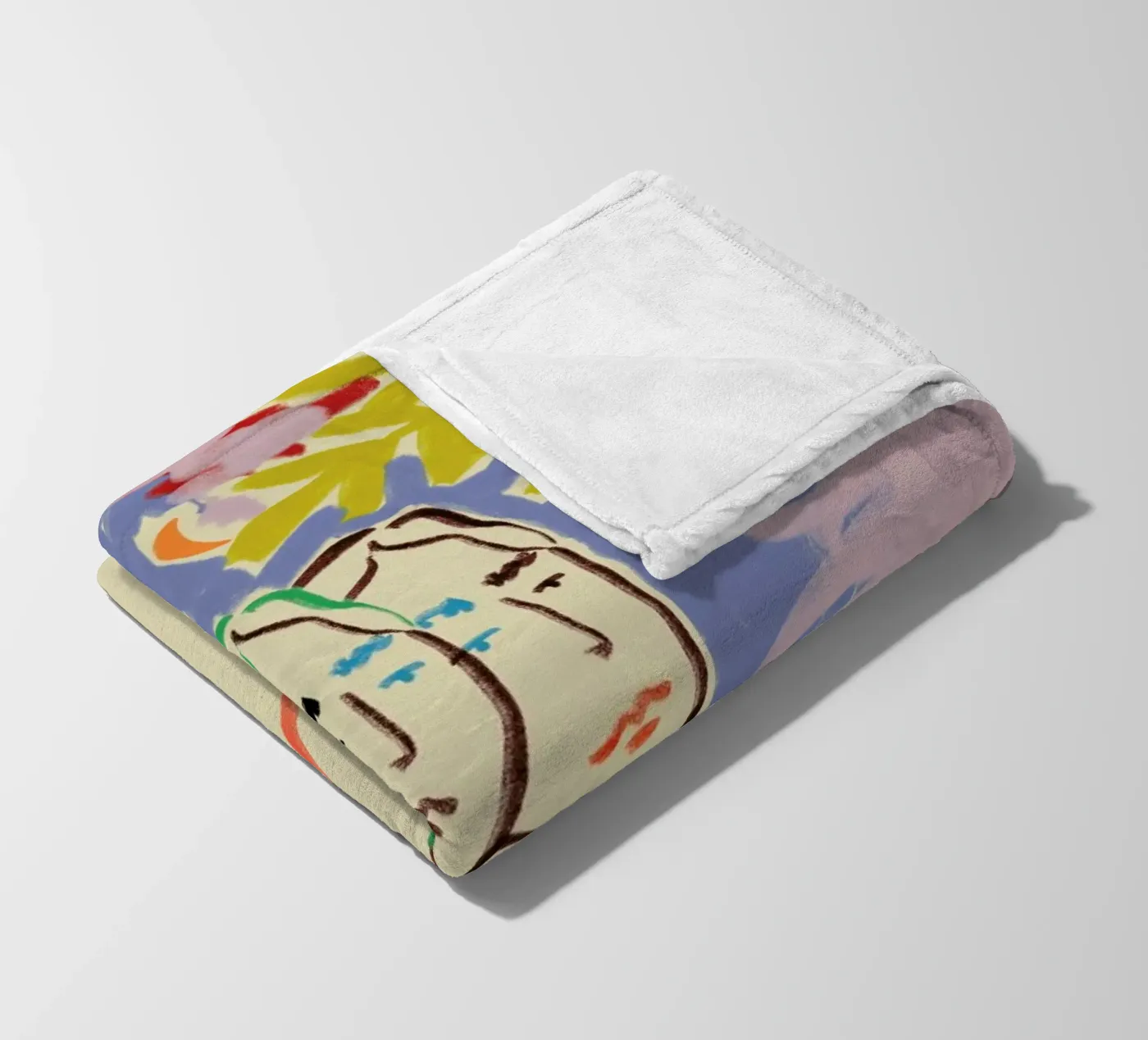 Gemini coperta in pile da Sandra Poliakov