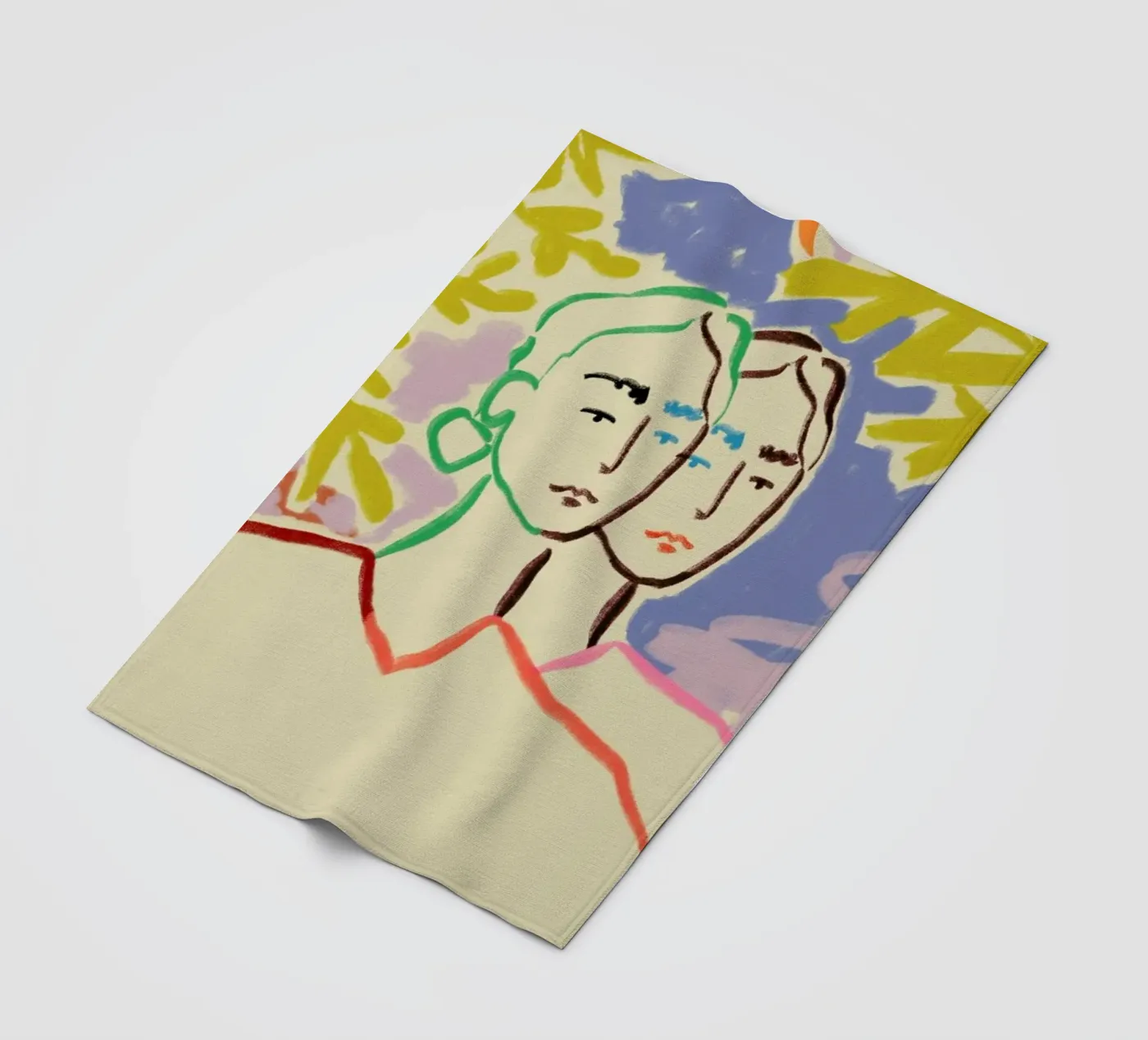 Gemini coperta in pile da Sandra Poliakov