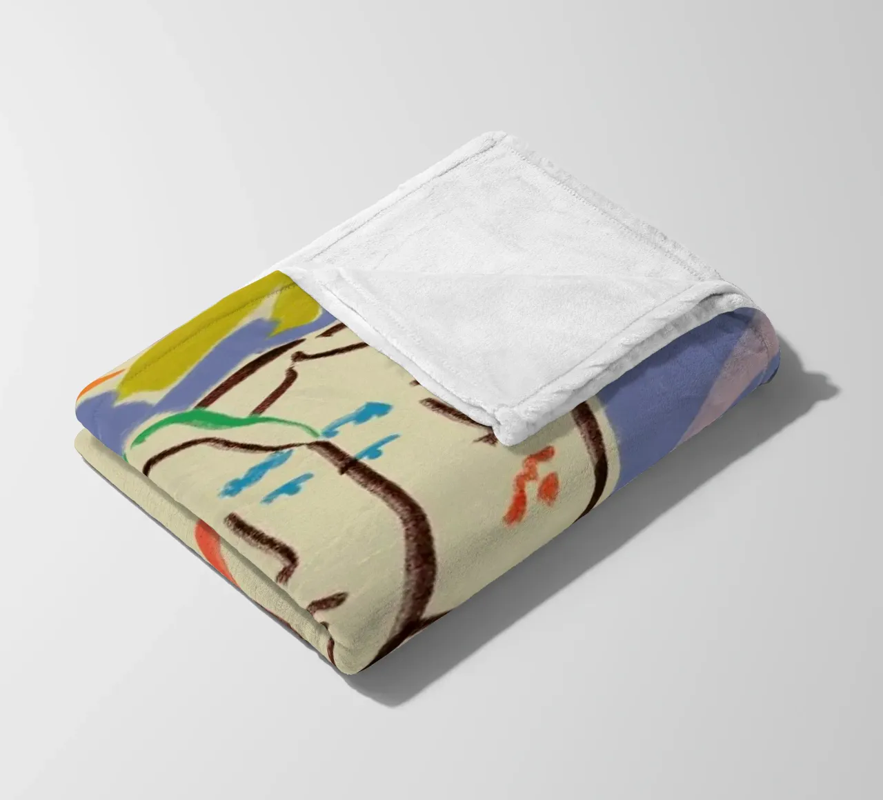 Gemini Fleecedecke von Sandra Poliakov