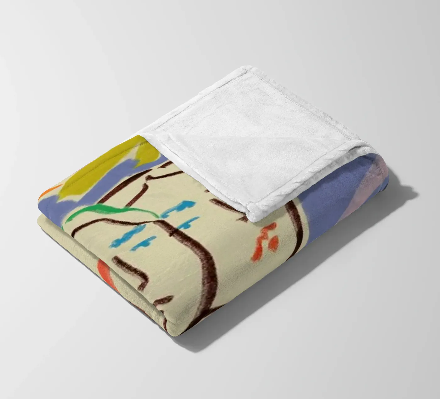 Gemini coperta in pile da Sandra Poliakov